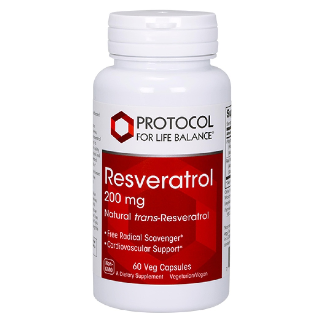 ΠΡΩΤΟΚΟΛΛΟ ΓΙΑ ΖΩΙΚΟ ΙΣΟΛΟΓΙΣΜΟ Resveratrol 200 mg - Trans-Reεσβερατρόλη - με Ιαπωνικό εκχύλισμα Knotweed & Grape Seed - Vegan & Non-GMO - 60 κάψουλες Veg
