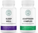 Sleep Well & Adaptogen Complex Bundle - Χαλαρωτικό μυαλό και το άγχος ανακούφιση για μια καλά αναστημένη και ισορροπημένη ζωή