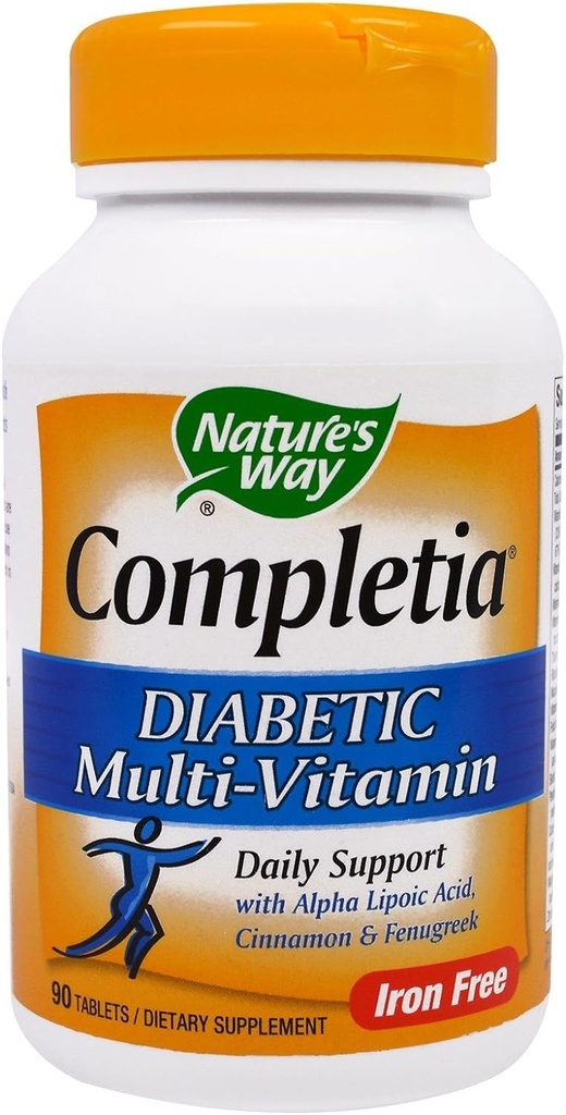 Nature's Way - Completia Διαβητική Πολυβιταμίνη, 90 δισκία