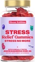 Ashwagandha Gummies - Stress Relief Gummies με Ashwagandha KSM-66 & εκχύλισμα λεμονιού - Stress Gummies & Calm Gummies με KSM-66 - Vegan Relaxation Ashwaganda Gummies (60 καταμέτρηση)