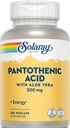 Solaray Παντοθενικό οξύ 500mg -100 Caps