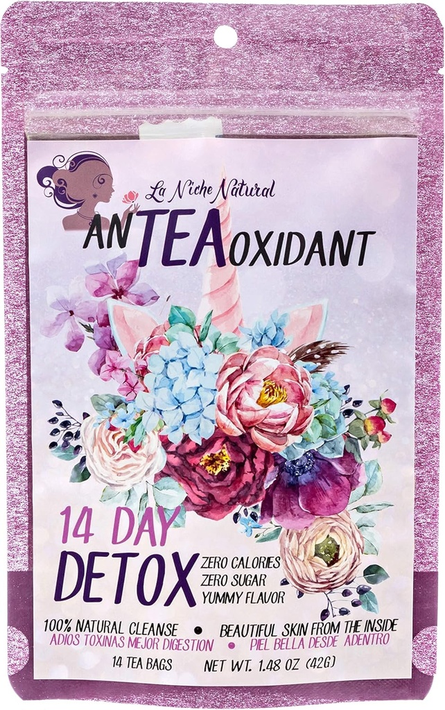 Detox και τον καθαρισμό τσάι Vegan και Keto φιλικό Te Desintoxicante Limpieza de Colon en Te Ayuda ένα Puificar tu Piel Libre de Acne Healthy Colon και Detox από το εσωτερικό - 14 ημέρα