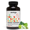 Zenkgo Multivitamins + Βιολογικά Ολόκληρα Τρόφιμα+Προβιοτικά για τις γυναίκες, Υποστηρίζει Ανοσία, Διέγερση, Ενέργεια, Υγεία των Ούλων, Βιταμίνες A, E, B6, B12, Vegan D3, K2 (MK-7), Folate, Ορυκτά, Superfoods(60Ct/30Day)