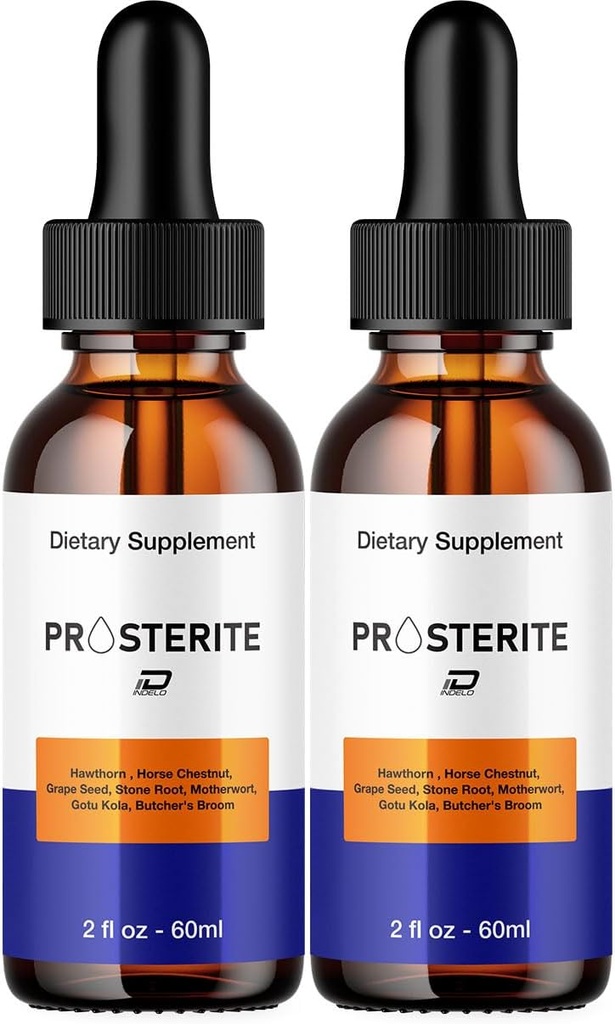 Σταγόνες Prosterite για θέματα ούρων υγείας - Bladder - Συμπλήρωμα Prosterite, Μέγιστη δύναμη Σταγονομετρητές Prostatine, 2024 Νέα βελτιωμένη φόρμουλα (2 πακέτο - 2 μήνες προμήθεια)