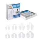 Μύτη Vent Sinus Relief Dilator (πακέτο 8 Διάφορες διαστάσεις) - Μια απλή λύση για Nasινικό Snorers - Επαναχρησιμοποιούμενη συσκευή Snoχαλητό για να απολαύσετε έναν ήσυχο νυχτερινό ύπνο - από Mobi Lock