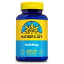 ΖΩΗ ΦΥΣΗΣ SoftMag 500 mg - Συγκρότημα μαγνησίου - Υγεία των οστών, τους μυς και την καρδιά Υποστήριξη για την υγεία - Εύκολο στην κατάποση Softgels - Εγγύηση 60 ημερών, 60 υπηρεσίες, 60ct