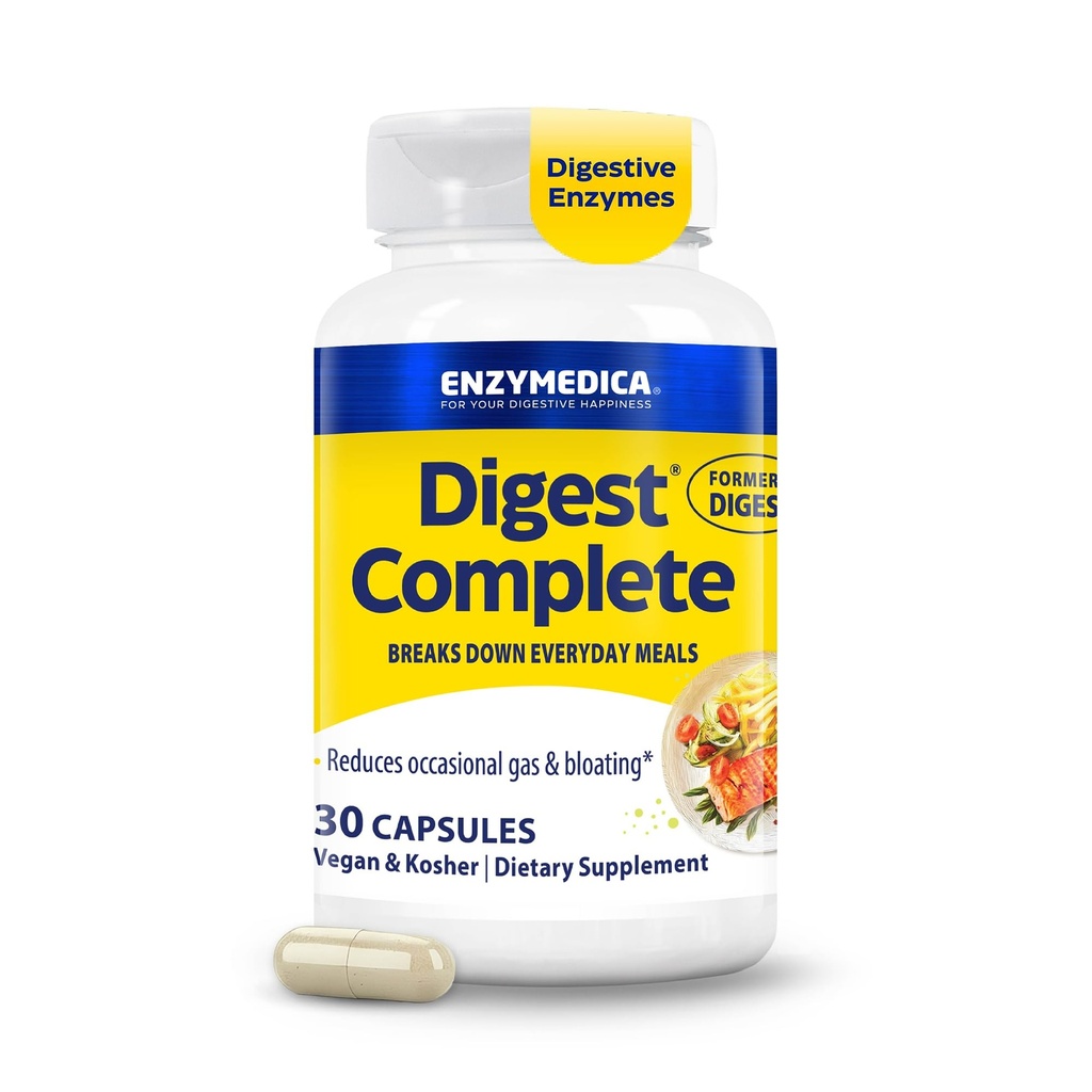 Enzymedica - Digest, Complete Digestive Enzyme Formula, 30 Κάψουλες