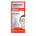 Sudafed Sinus Σοβαρό αρχικό Nasινικό σπρέι, 12 ώρες Nasινικό σπρέι αποσυμφορητικό για γρήγορη, ισχυρή ανακούφιση της συμφόρησης Λόγω κρυολογημάτων ή αλλεργιών, Oxymetazoline HCl .05% Σπρέι μύτης, 1 fl. oz.