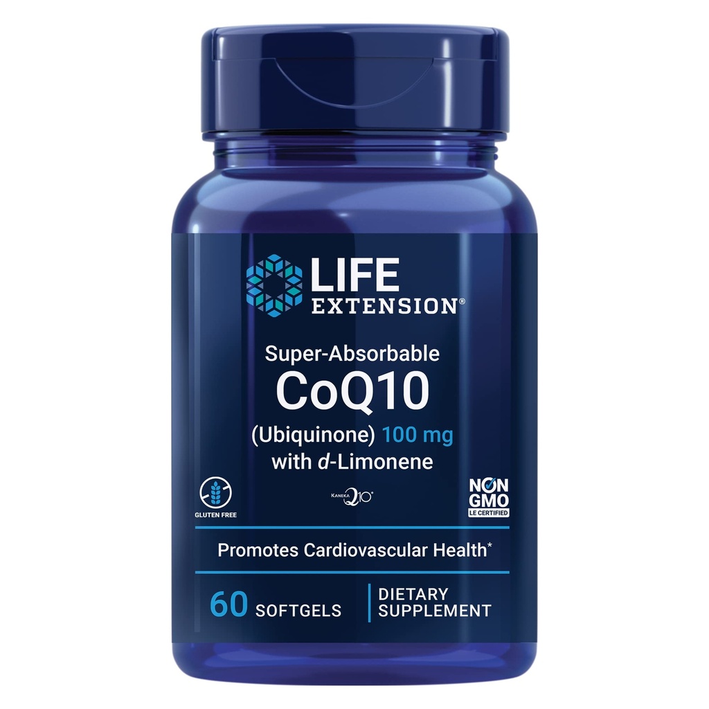 Life Extension Super Omega-3 240 Softgels Fish Oil Bundle with Super-Absorbable CoQ10 60 Softgels Heart Health Supplement