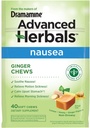 από The Makers of Dramamine, Advanced Herbals, Ginger Chews, Nausea Relief Soft Chews Lemon-Goney-Ginger, 40 Count