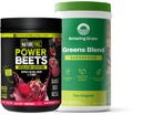 Amazing Grass Greens Blend Superfood: Super Greens Powder Smoothie Mix for Boost Energy, 60 Services & Nature Fuel Power Beets Powder, Beet Root Powder, Υποστήριξη Φυσική Ενέργεια, 60 Services