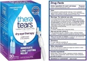 TheraTears Θεραπεία με ξηρό μάτι Λιπαντικές σταγόνες ματιών για ξηρά μάτια, συντηρητικές δωρεάν σταγόνες ματιών, 30 φιαλίδια μιας χρήσης (3 Συσκευασία)