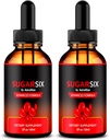 NutraRize (2 Pack) SugarSix Drops, επίσημη ζάχαρη έξι υγρή φόρμουλα, όλα φυσική υποστήριξη για σταθερό και υγιεινό επίπεδο, Premium Dropper για να διατηρήσει την καλή κυκλοφορία, ζάχαρη έξι κριτική (60 εξυπηρετούν)