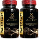 Generic Water Out Hills - Χάπια διατροφής νερού, συμπλήρωμα νερού, Χάπια νερού Διατήρηση νερού, Χάπια απώλειας νερού, Χάπια ταχείας δράσης για γυναίκες και άνδρες - 2 μπουκάλια
