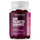 Saw Palmetto for Women with 2500mcg Biotin - DHT Blocker and Hair, Skin, Nail Health Gummies - 60 Count - Supports Stronger and Fuller Looking Locks and Radiant Skin - Vegan, Non-GMO, 1 Month Supply