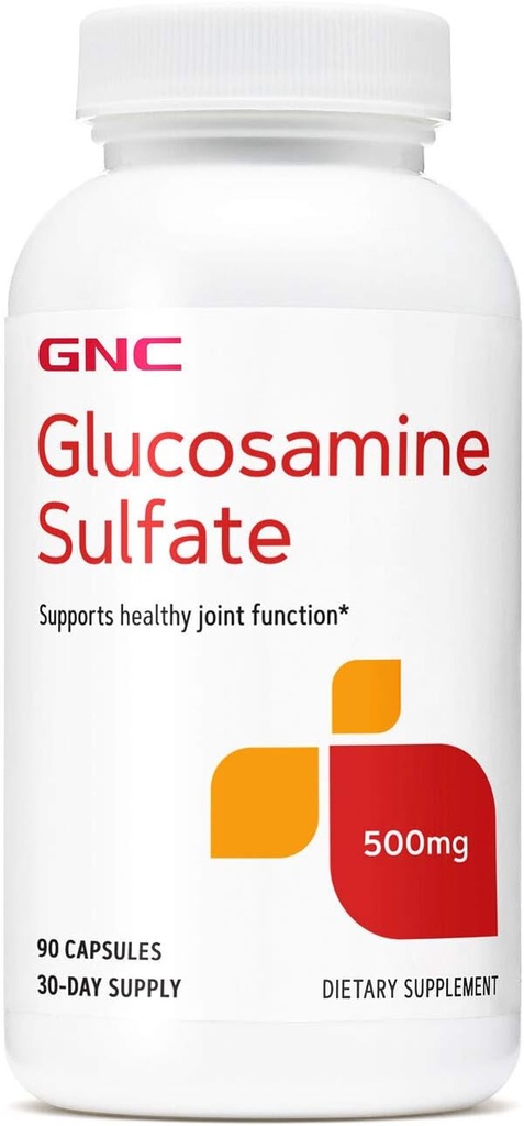 GNC Γλυκοζαμίνη Θειικό 500 mg - 90 Κάψουλες, 90 Σερβιρίσματα