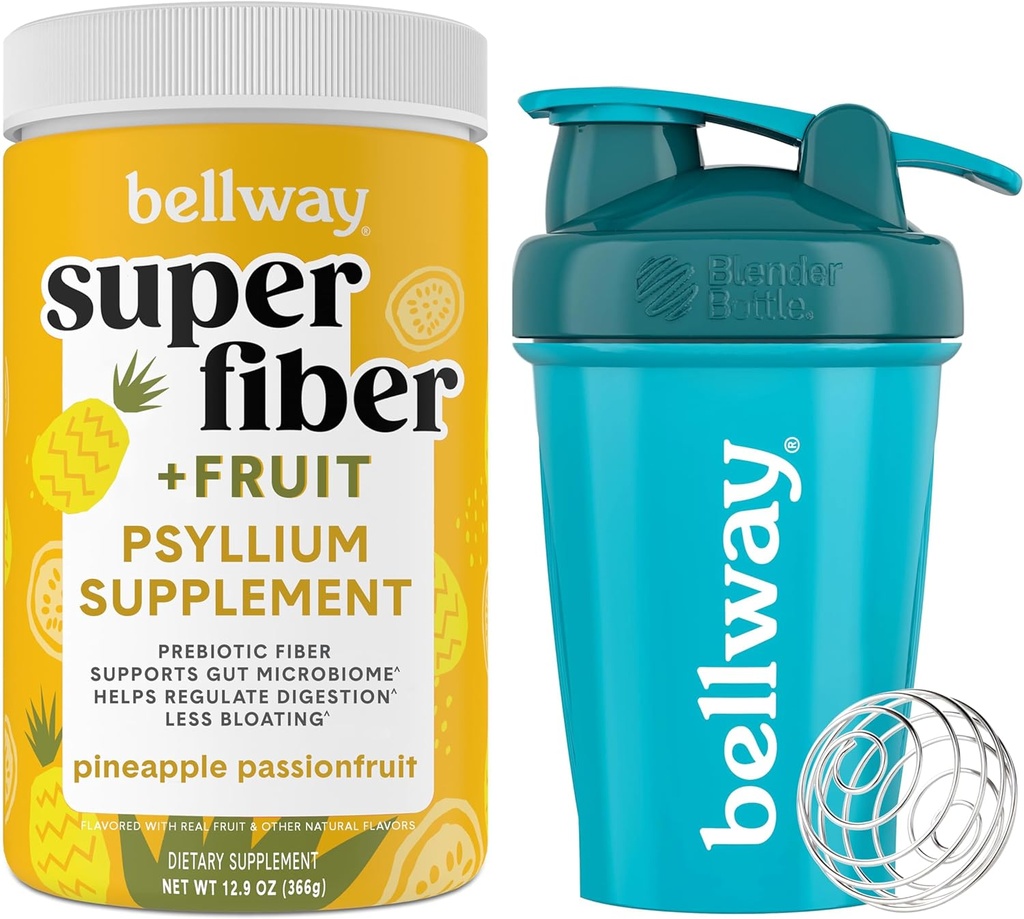 Bellway Super Fiber σκόνη + φρούτα, ανανάς πάθους shaker φρούτα μπουκάλι