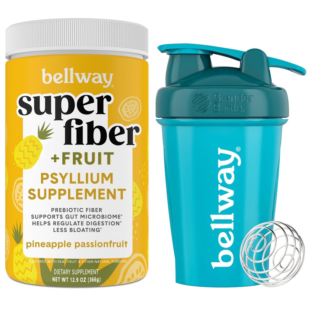 Bellway Super Fiber σκόνη + φρούτα, ανανάς πάθους shaker φρούτα μπουκάλι