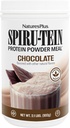 NaturesPlus SPIRU-TEIN Shake - Σοκολάτα - 2,1 lbs, Spirulina Protein Powder - Plant Based Meal Replacement, Vitamins & Minerals for Energy - Χορτοφαγική, χωρίς γλουτένη - 34 Σερβιέτες