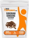 BulkSupplements.com Ελευθερός σκόνη - Siberian Ginseng σκόνη, Eleutherococcus sendicosus, Ginseng συμπλήρωμα βοτάνων - Χωρίς γλουτένη, 500mg ανά σερβίροντας, 1kg (2,2 lbs) (πακέτο των 1)