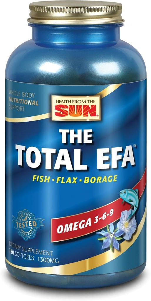 Υγεία από τον Ήλιο Η συνολική EFA, 180 Softgels