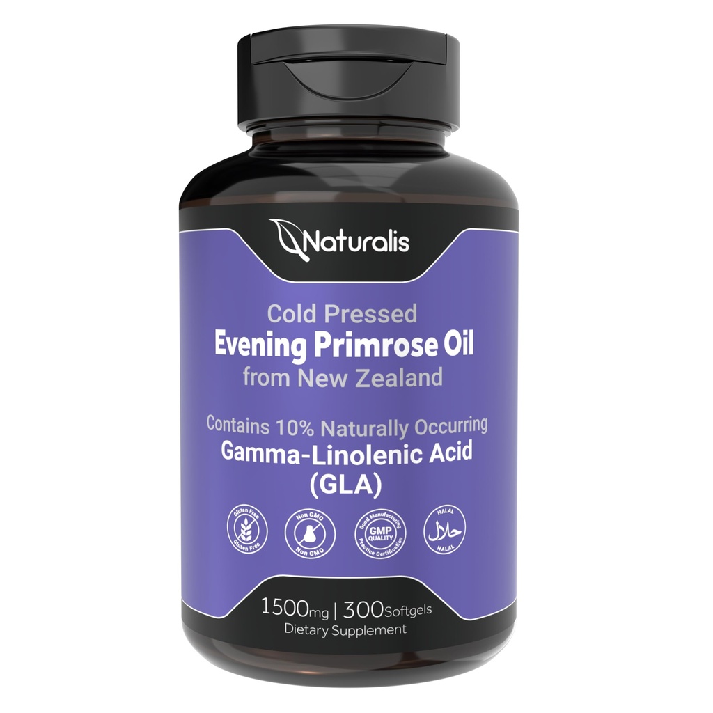 Naturalis Evening Primrose Oil (Ψηλή πίεση) 100% Φυσικό από τη Νέα Ζηλανδία 