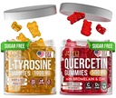 L-Τυροσίνη Gummies + Quercetin Gummies - L Τυροσίνη συμπλήρωμα, Quercetin με βιταμίνη C - Focus Gummies και ανοσοποιητική υποστήριξη Gummies - 60 L-Τυροσίνη για παιδιά Gummies, 60 Quercetin με ψευδάργυρο Gummies