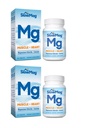 SlowMag Mg μυών + καρδιά, υποστηρίζει τη μυϊκή χαλάρωση και την υγεία της καρδιάς. Χλωριούχο μαγνήσιο + Ασβέστιο, Δισκία αργής αποδέσμευσης, Εύκολο στην απορρόφηση και απαλό στο στομάχι. 60 κόμης (πακέτο των 2)