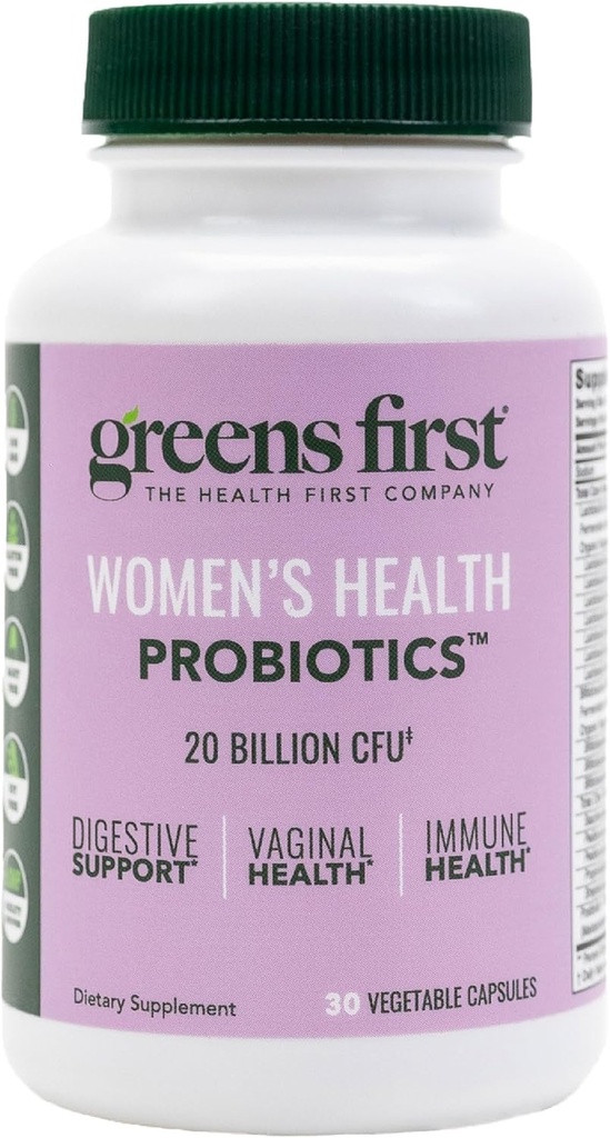 Probiotic - Προβιοτικά για την υγεία των γυναικών - 20 δις CFU - Υποστήριξη για την πέψη, ανοσοποιητική και κολπική υγεία Μη-GMO/Gluten-free/Dairy-Free/Soy-Free (30 κάψουλες λαχανικών)