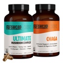 FreshCap Mushrooms Antioxidant Bundle (Κάψουλες Τσάγκας και Ultimate Mushroom Complex κάψουλες)