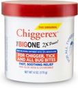 Chiggerex 2X πρώτες βοήθειες φαρμακευτική αλοιφή για τσιγγάνους, κουνούπια, τσιμπούρια και Bug Bite ανακούφιση με αλόη Βέρα & χαμομήλι, 6 oz