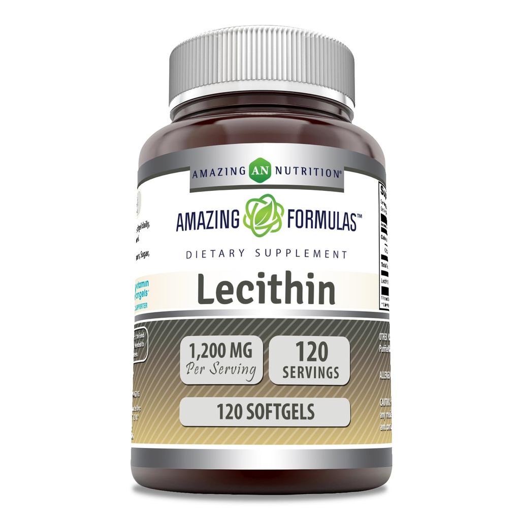 Amazing Formulas Λεκιθίνη 1200 mg Softgels συμπλήρωμα 