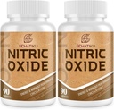 Συμπλήρωμα νιτρικού οξειδίου, Nitric Oxide Booster & 6-in-1 Phytonutrient Blend για την καρδιά, ροή, ανοσοποιητικό - 90 κάψουλες (2 φιάλη)