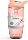 Promixx Pursuit μπιμπερό πρωτεΐνης Shakeer (24 oz) – Silent No-Ball Mixer, Leak-Proof Lid, BPA/BPS & Phthalate-Free ECOZEN – Easy-Clean Shakeer Cup for Protein Shakes, Pre & Post-Workout Smoothies