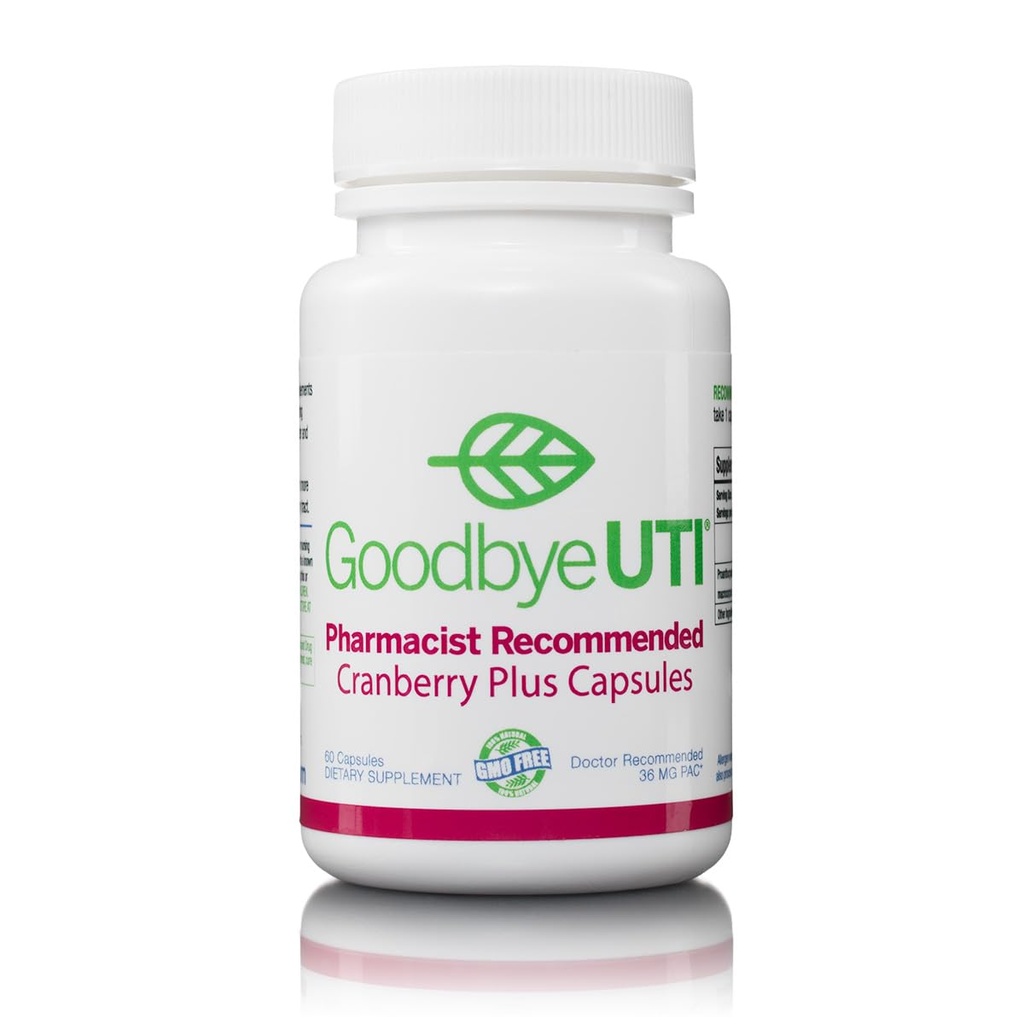Cranberry Plus - The Original 36mg PAC Παραδίδεται σε μορφή καψακίου Καθημερινή για υψηλότερο επίπεδο ουρικής προστασίας, χωρίς πρόσθετα, 30-Day Supply, Pharmacist Συνιστάται