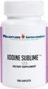 Iodine Sublime® 12, 5mg 200 Υψηλής-Bioδιαθέσιμες Caplets με ιωδιούχο κάλιο για Θυρεοειδή & Μεταβολισμό Σύγκριση με το Iodoral 12, 5