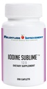 Iodine Sublime® 12.5mg 200 High-Bioavailable Caplets with Potassium Iodide for Thyroid & Metabolism Support Compare to Iodoral 12.5