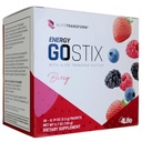 4Life Energy Go Stix, Healthy Energy Drink Mix, καφεΐνη από Guarana, Maca, Yerba Mate και πράσινο φύλλο τσαγιού εκχύλισμα, άρωμα μούρου - 30 πακέτα