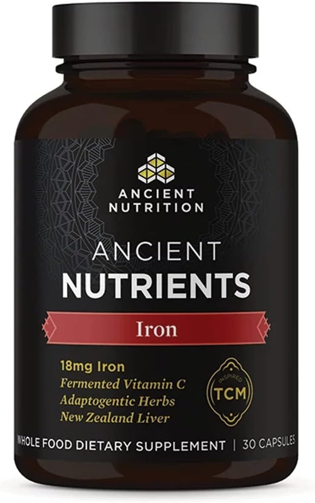 ANCIENT NUTRITION Iron, 30 CT