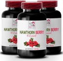 αντιοξειδωτικό μείγμα μούρων - HAWTHORN BERRIES EXTRACT - Hawthorn αντιοξειδωτικό μούρων, συμπλήρωμα εκχυλίσματος hawthorn, συμπλήρωμα μούρων, hawthorn μούρα για το δέρμα, συμπληρώματα ενέργειας για τις γυναίκες 3 Bot 180 Caps