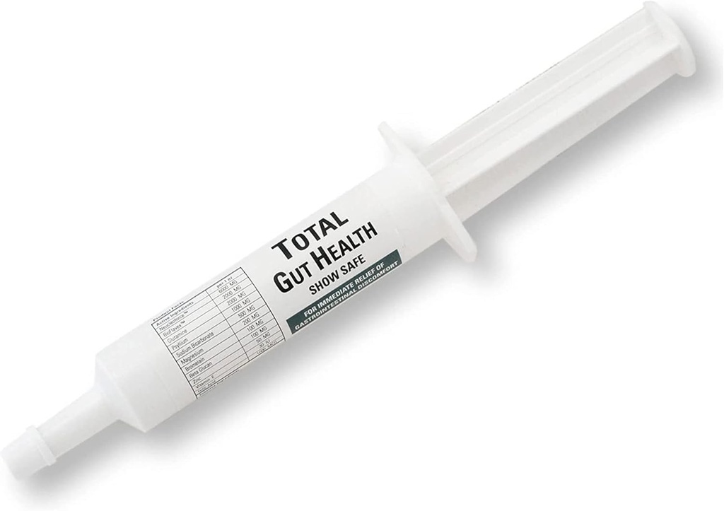 Ramard Total Gut Health Equine Digestive Support - Ιπποειδή Συμπληρώματα Υγείας για τα Προβιοτικά για τα Άλογα, Υγιεινές Βιταμίνες Όπισθεν, Γαστρική Ανακούφιση, Βέλτιστη Digestive Υγεία για τα Άλογα 1oz, 1-Pack