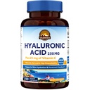 Vitalitown Hyaluronic Acid Supplements 250 mg, Plus 25 mg Vitamin C, Naturally Derived & High Bioavailability, Skin Hydration, 90 Vegan Capsules, 3 Month Supply