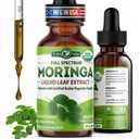 PURA VIDA MORINGA Leaf Extract Liquid Drops - USDA Organic Certified - Εξαιρετικά καθαρό, βιοδιαθέσιμο και ταχύτερη απορρόφηση από Moringa σκόνη ή κάψουλες - Ενιαία προέλευση Moringa Oleifera Φύλλα εκχύλισμα