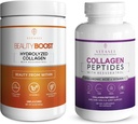 VITASEI Collagen Wellness Bundle – Hydrolyzed Collagen Peptides Peptides σε σκόνη & κολλαγόνο Peptide κάψουλες με βιταμίνη C & ρεσβερατρόλη – Υποστήριξη για τα μαλλιά, το δέρμα, τα νύχια, τα οστά, & αρθρώσεις