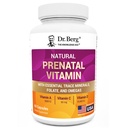 Dr. Berg Natural Προγεννητικές Βιταμίνες για γυναίκες (Έγκυες & Νοσηλευτικές) - Προγεννητικές Βιταμίνες με Φολικό, Βιταμίνες, Ορυκτά, Ωμέγα, & 11 Ισχυρές Υπερτροφές - Γυναίκες Προγεννητική Πολυβιταμίνη - 60 Κάψουλες