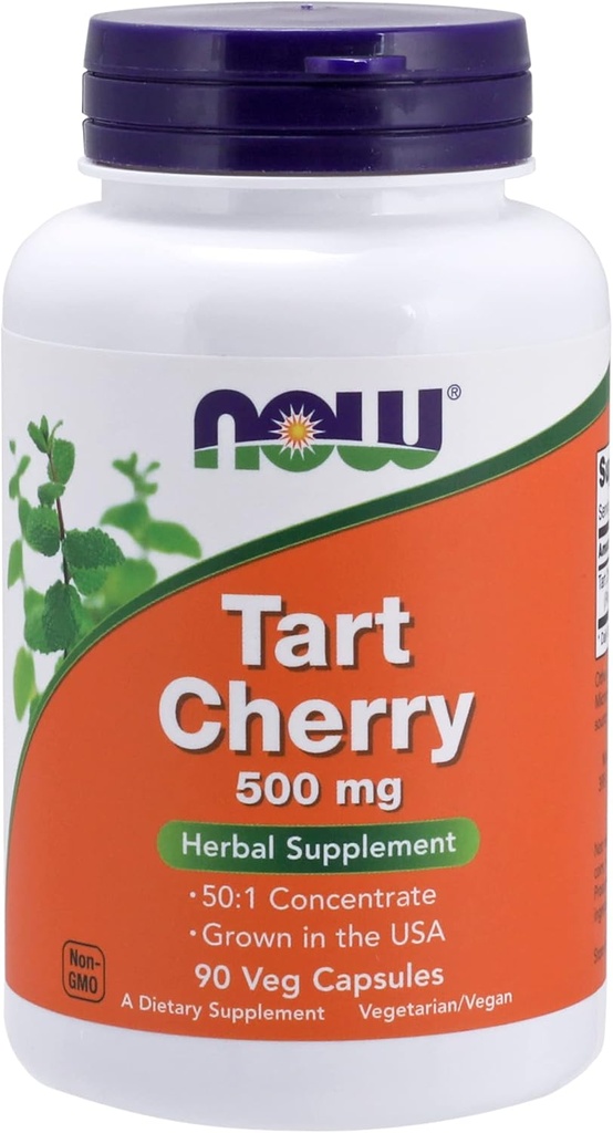 Now Tart Cherry 500 mg 90 Veg Caps (3 Pack)
