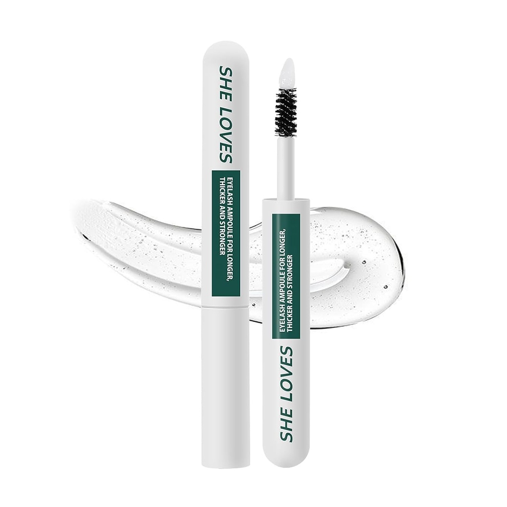 Advanced Eyelash Growth Serum 2-σε-1 Brush Head to Grow Lashes for Longer, Thicker, Stronger