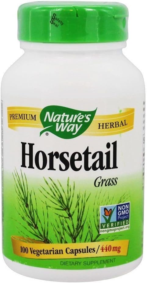 Δρόμος της Φύσης Ο Δρόμος της Φύσης Premium Herbal Horsetail Grass 440 Mg, 100 Vcaps, 100 Count