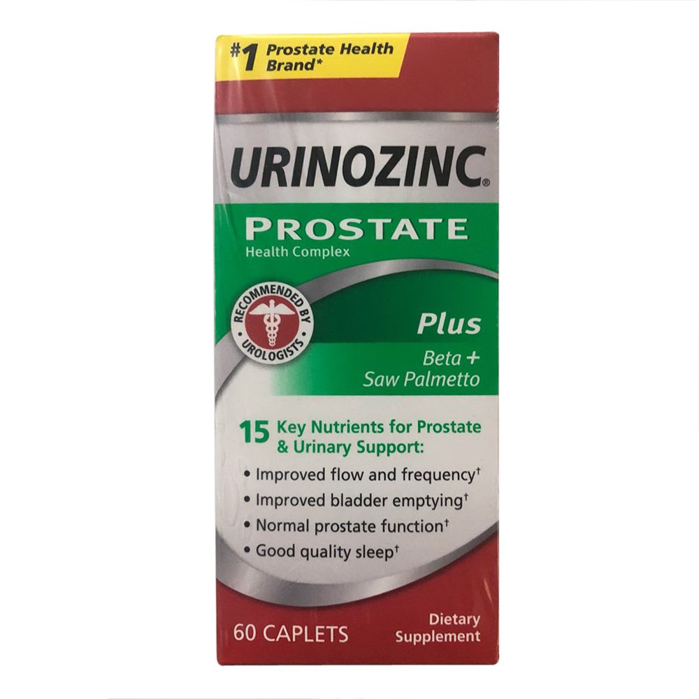 Συγκρότημα υγείας URINOZINC PROSTATE Plus Beta+Saw Palmetto 60 CAPLETS