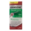 Συγκρότημα υγείας URINOZINC PROSTATE Plus Beta+Saw Palmetto 60 CAPLETS